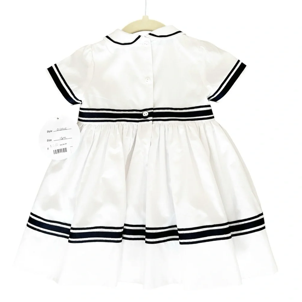 Sarah Louise white poplin